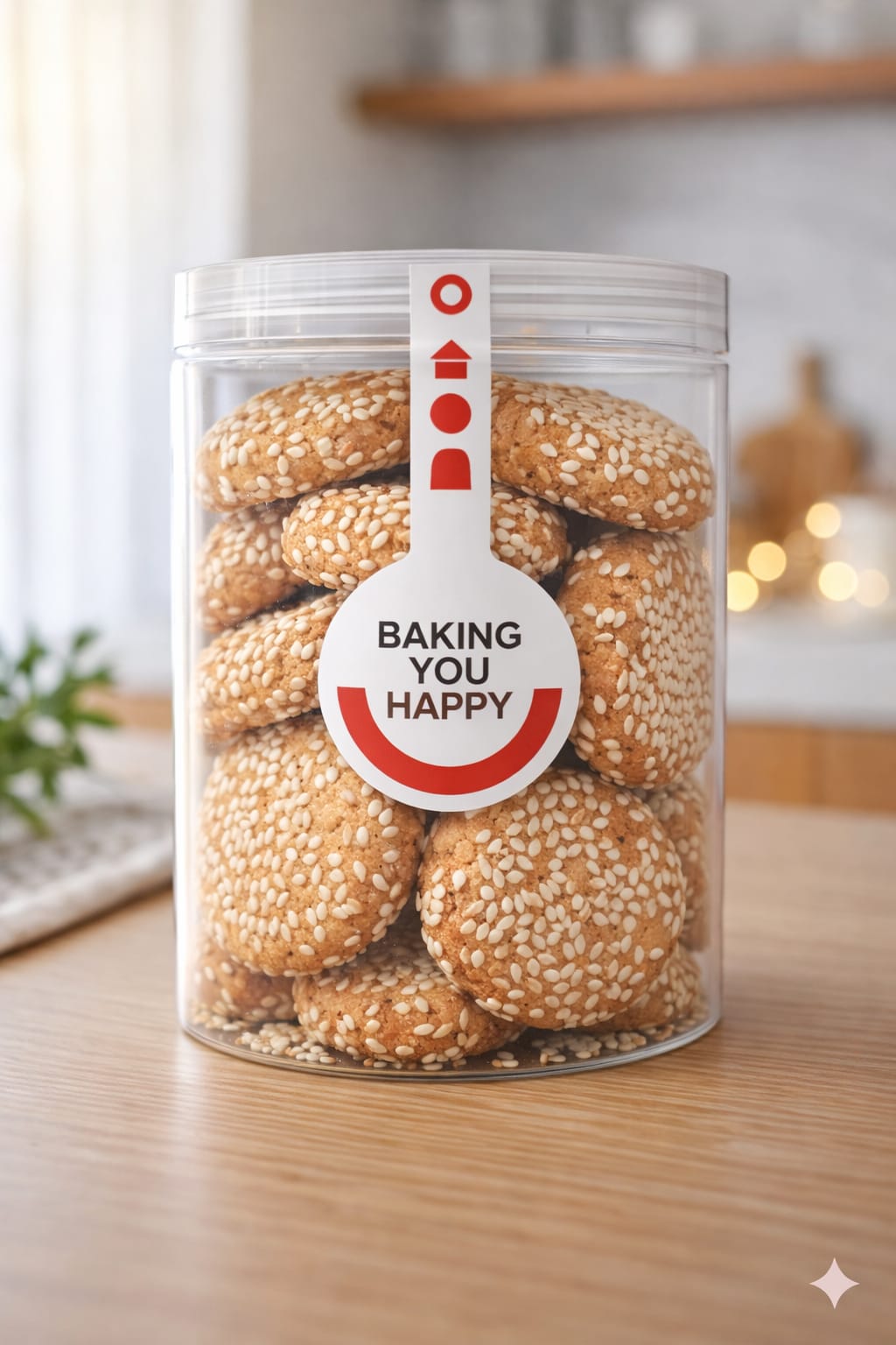 White Sesame Cookies