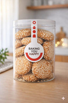 White Sesame Cookies